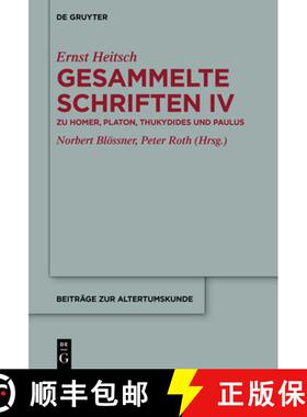 预订 Zu Homer, Platon, Thukydides Und Paulus: Mit Einem Autobiographischen Brief [9783110749007]