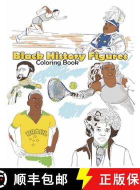 预订 Black History Figures Coloring Book: Famous Black People Adult Colouring Fun, Stress Relief Rela... [9781912675319]