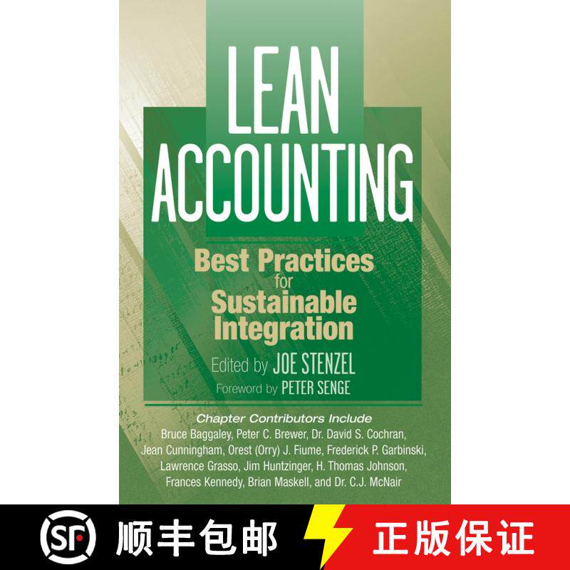 【3-4周达】精装 Lean Accounting: Best Practices For Sustainable Integration [Wiley会计] [9780470087282]