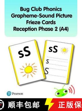 【3-4周达】Bug Club Phonics Grapheme-Sound Picture Frieze Cards Reception Phase 2 (A4) [9781292439815]