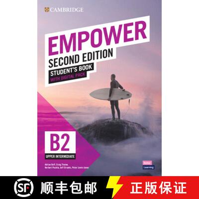 【3-4周达】Empower Upper-Intermediate/B2 Student's Book with Digital Pack [9781108961318]