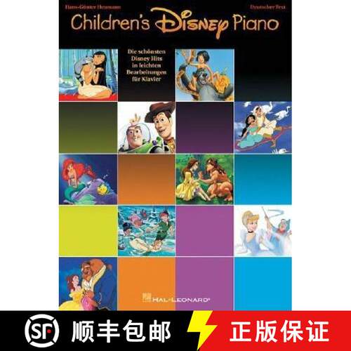 【3-4周达】Children's Disney Piano: Arranged by Hans-Gunter Heumann - German Edition [9780634060175]