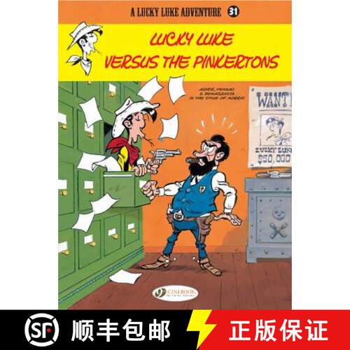 【3-4周达】Lucky Luke Vol.31: Lucky Luke versus the Pinkertons [9781849180986]