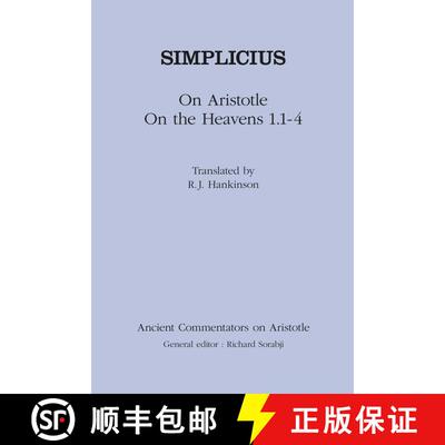 【3-4周达】精装 Simplicius: On Aristotle On the Heavens 1.1-4 [9780715630709]
