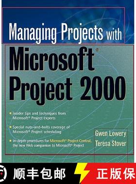 【3-4周达】Managing Projects With Microsoft Project 2000 [Wiley工业工程] [9780471397403]