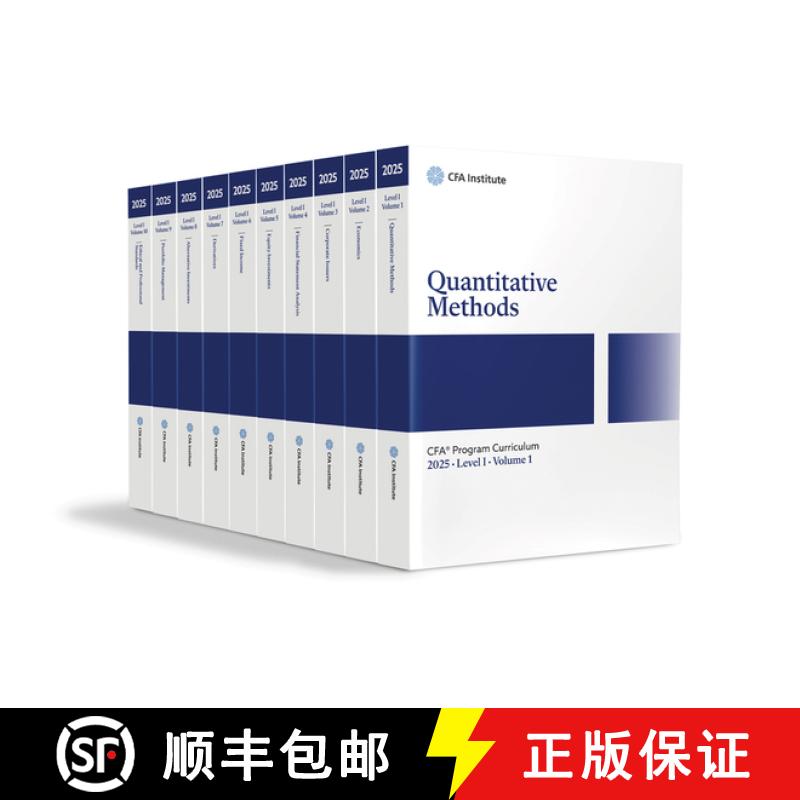 【2-3周达】2025 Cfa Program Curriculum Level I Box Set [9781961409088]