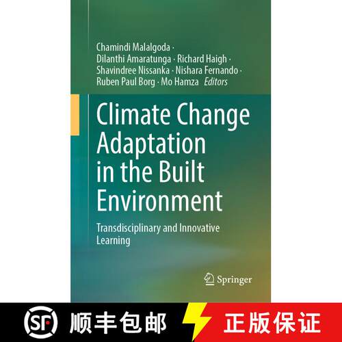 【3-4周达】精装 Climate Change Adaptation in the Built Environment : Transdisciplinary and Innovative... [9783031758256]