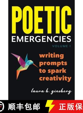 【3-4周达】Poetic Emergencies: writing prompts to spark creativity [9781737316350]