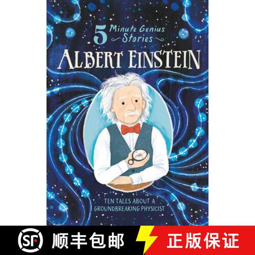 【3-4周达】精装 Albert Einstein: 5-Minute Genius Stories [9781454961741]