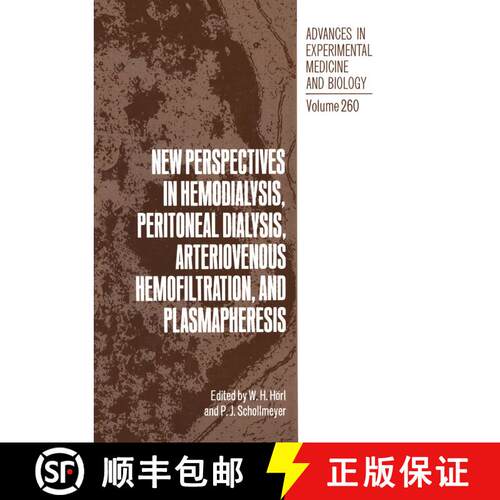 【3-4周达】New Perspectives in Hemodialysis, Peritoneal Dialysis, Arteriovenous Hemofiltration, and P... [9781468457209]