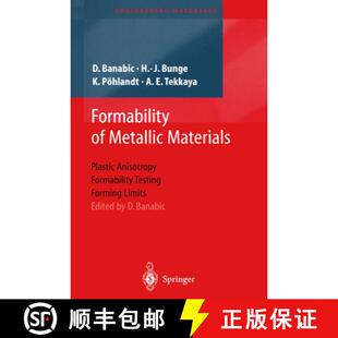 Plastic Metallic Anisotropy Limits Formability Forming 4周达 9783642087509 Testing Materials