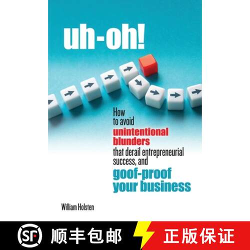 【3-4周达】精装 uh-oh! How to avoid unintentional blunders that derail entrepreneurial success, and g... [9798991839037]