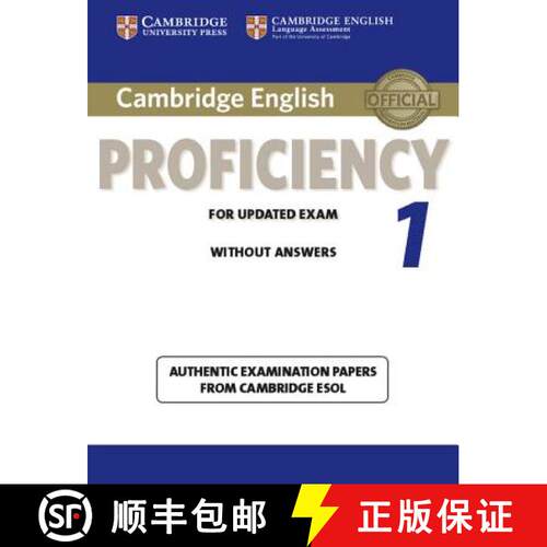【3-4周达】Cambridge English Proficiency 1 for Updated Exam Student's Book without Answers: Authentic... [9781107609532]
