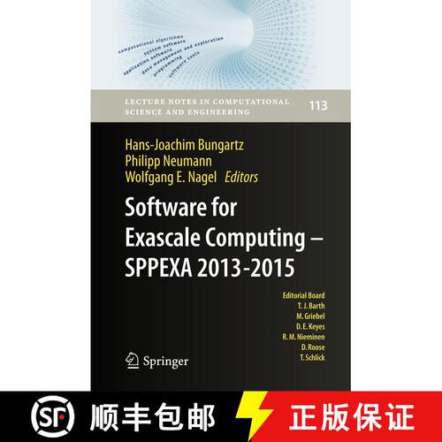 【3-4周达】精装 Software for Exascale Computing - SPPEXA 2013-2015 (1st ed. 2016) [9783319405261]