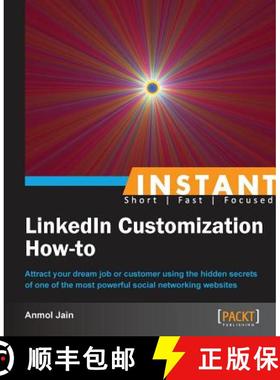 预订 Instant LinkedIn Customization How-to [9781849694247]