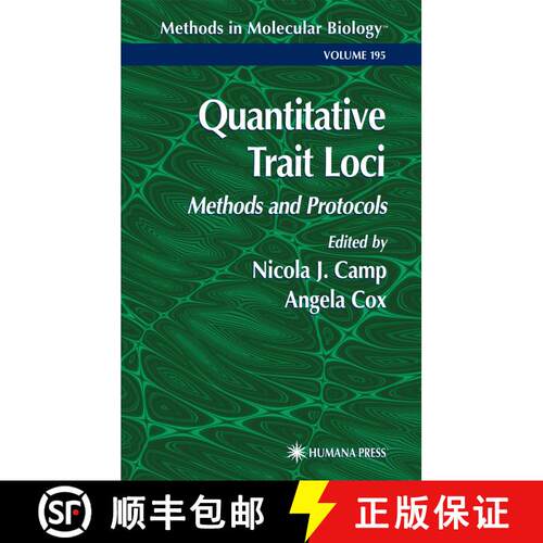 【3-4周达】精装 Quantitative Trait Loci : Methods and Protocols [9780896039278]