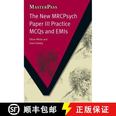 【3-4周达】The New Mrcpsych Paper III Practice McQs and Emis: Practice McQs and Emis [9781846192555]