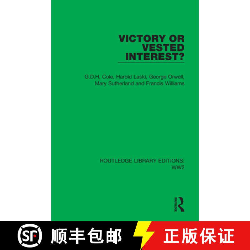 【3-4周达】Victory or Vested Interest? [9781032036656]