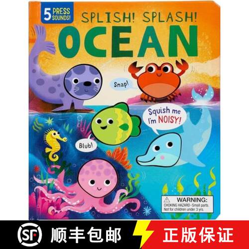 预订 Squishy Sounds: Splish! Splash! Ocean [9781667213279]