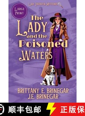【3-4周达】The Lady and the Poisoned Waters: A 1920s Small Town Cozy Mystery (Large Print) [9798348574260]