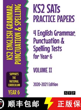 预订 KS2 SATs Practice Papers 4 English Grammar, Punctuation and Spelling Tests for Year 6: Volume II... [9781912956272]