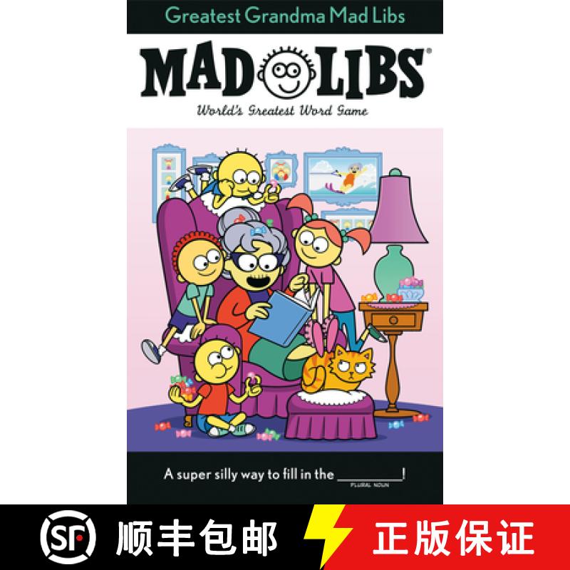 【3-4周达】Greatest Grandma Mad Libs: World's Greatest Word Game [9780593520680]