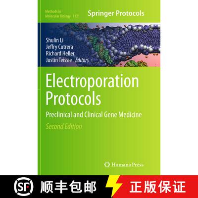 【3-4周达】Electroporation Protocols : Preclinical and Clinical Gene Medicine (Softcover reprint of t... [9781493954926]