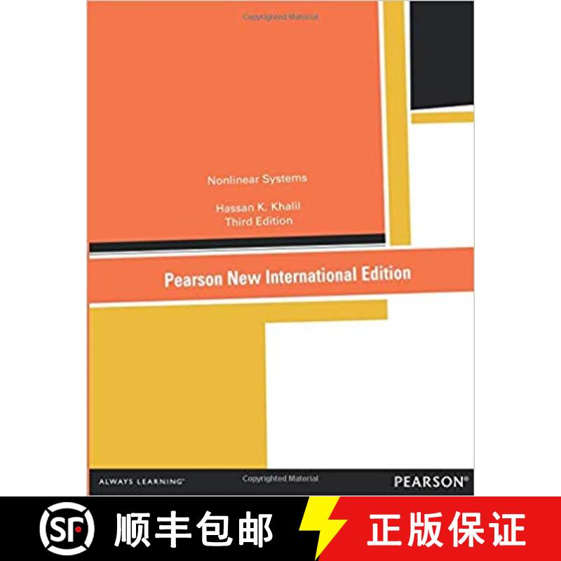 【3-4周达】Nonlinear Systems: Pearson New International Edition [9781292039213]