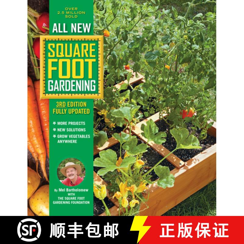 【2-3周达】All New Square Foot Gardening, 3rd Edition, Fully Updated: More Projects - New Solutions -... [9780760362853]