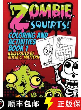 【3-4周达】Zombie Squirts: Activity Book [9781943201099]