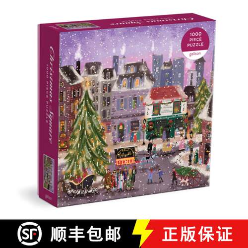 【3-4周达】Joy Laforme Christmas Square 1000 Piece Puzzle in Square Box [9780735371187]