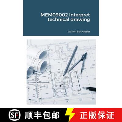 【3-4周达】MEM09002 Interpret technical drawing [9781716387623]