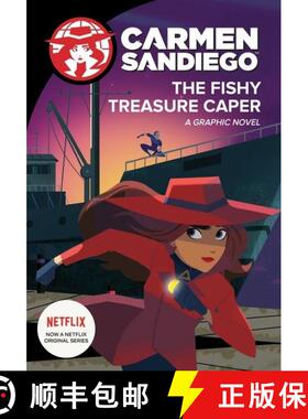 【3-4周达】Carmen Sandiego: Fishy Treasure Caper (Graphic Novel) [9781328495075]