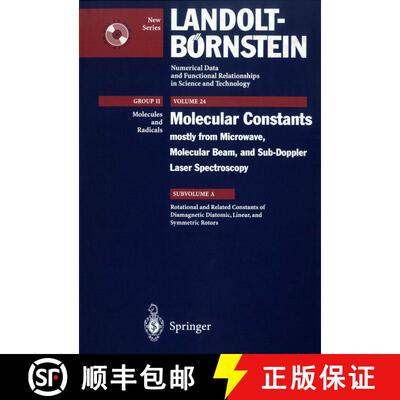 【3-4周达】Rotational, l-type, Centrifugal Distortion and Related Constants of Diamagnetic Diatomic, ... [9783540632672]