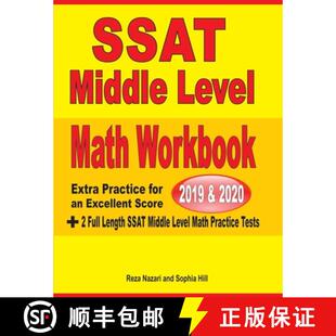 【3-4周达】SSAT Middle Level Math Workbook 2019-2020: Extra Practice for an Excellent Score + 2 Full ... [9781646122035]