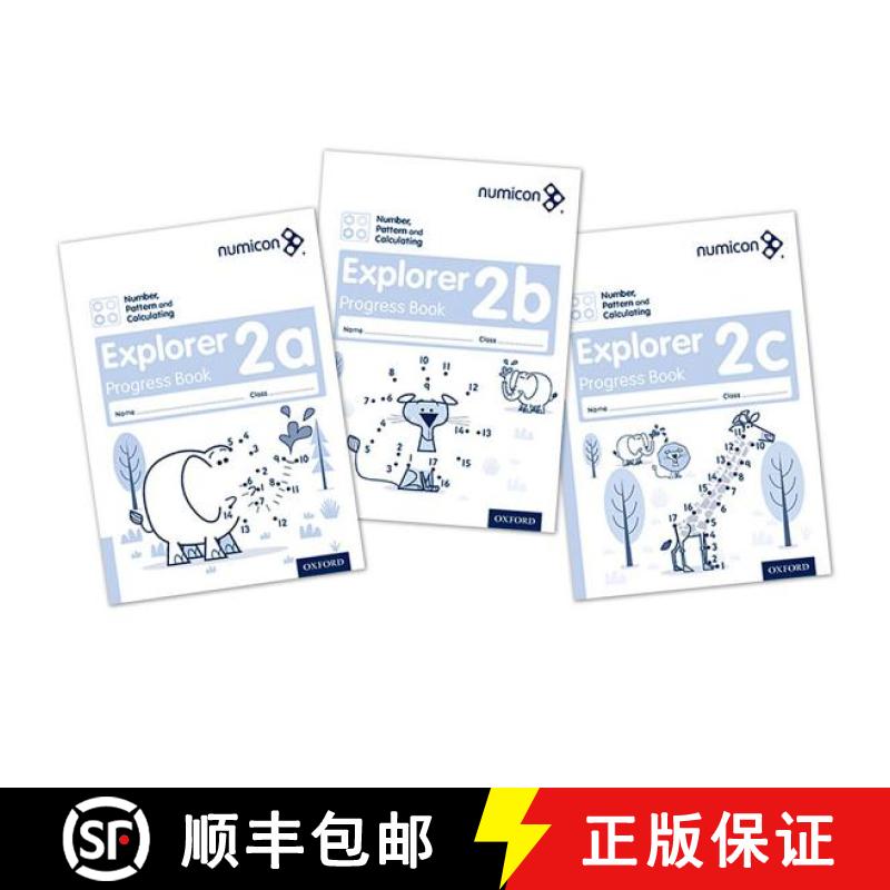 【2-3周达】Numicon: Number, Pattern and Calculating 2 Explorer Progress Books ABC (Mixed pack): - Num... [9780198389453]
