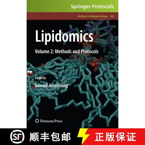 【3-4周达】精装 Lipidomics: Volume 2: Methods and Protocols - Lipidomics Methods and Protocols [9781607613244]