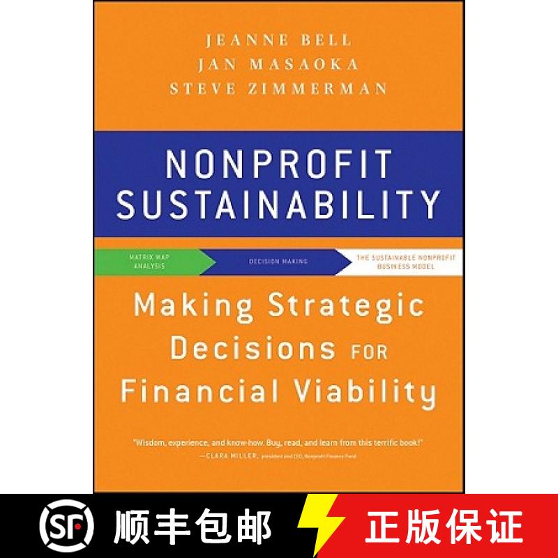 【3-4周达】Nonprofit Sustainability: Making Strategic Deciscions For Financial Viability [Wiley经管] [9780470598290]