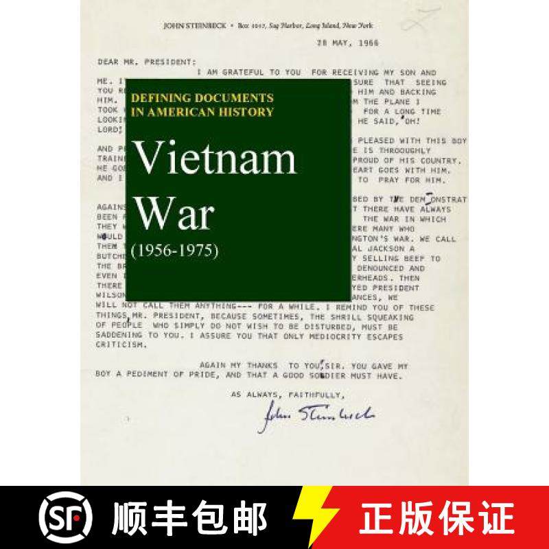 【3-4周达】Defining Documents in American History: The Vietnam War (1956-1975): Print Purchase Includ... [9781619258525]