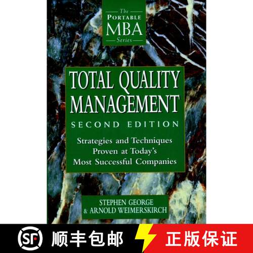 【3-4周达】精装 全面质量管理 Total Quality Management: Strategies And Techniques Proven At Today'S Mo... [9780471191742]