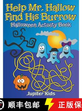 【3-4周达】Help Mr. Hallow Find His Burrow: Halloween Activity Book [9781683054023]