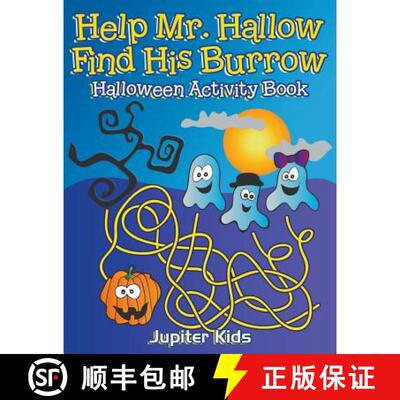 【3-4周达】Help Mr. Hallow Find His Burrow: Halloween Activity Book [9781683054023]