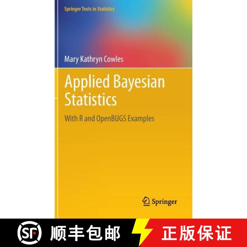 【3-4周达】Applied Bayesian Statistics : With R and OpenBUGS Examples [9781461456957]