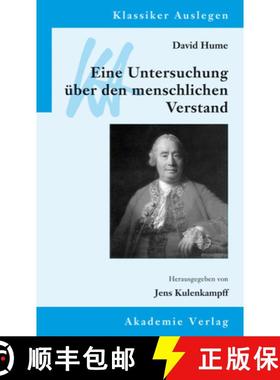 预订 David Hume: Eine Untersuchung Über Den Menschlichen Verstand [9783050063980]