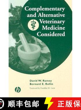【3-4周达】Complementary And Alternative Veterinary Medicine Considered [Wiley动物医学] [9780813826165]