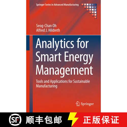 【3-4周达】精装 Analytics for Smart Energy Management : Tools and Applications for Sustainable Manufa... [9783319327280]