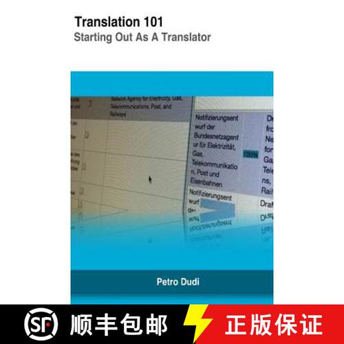 【3-4周达】Translation 101: Starting Out As A Translator [9781329443365]