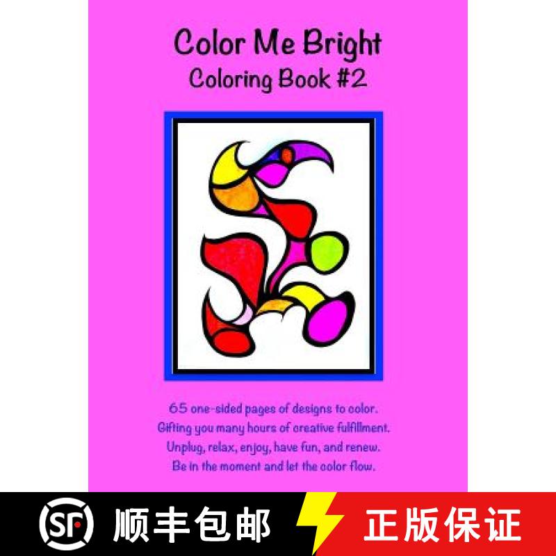 【3-4周达】Color Me Bright Coloring Book #2 [9781942057987]
