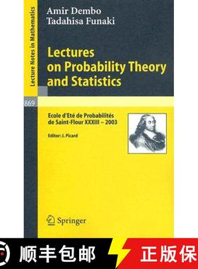 【3-4周达】Lectures on Probability Theory and Statistics : Ecole d'Eté de Probabilités de Saint-Flo... [9783540260691]