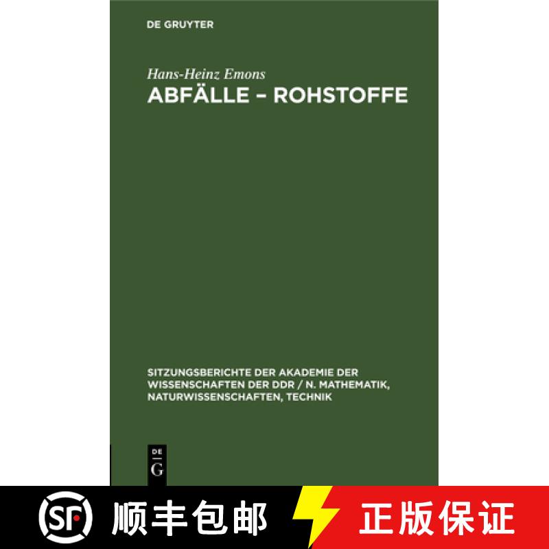 【3-4周达】Abfälle - Rohstoffe [9783112551790]